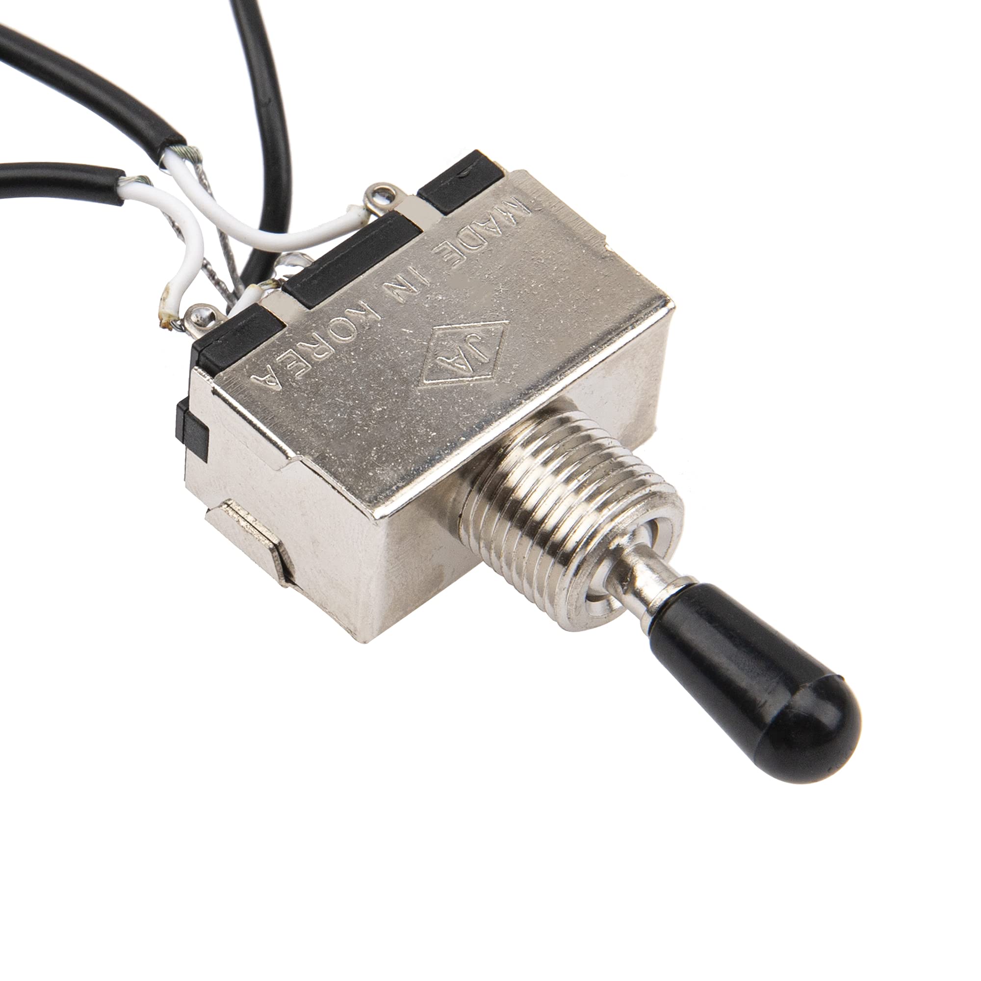 1Pcs Yootones Guitar Wiring Harness Set Prewired 500K Pots 3 Way Toggle Switch Wiring Harness Kit with 6.35 Output Compatible wi